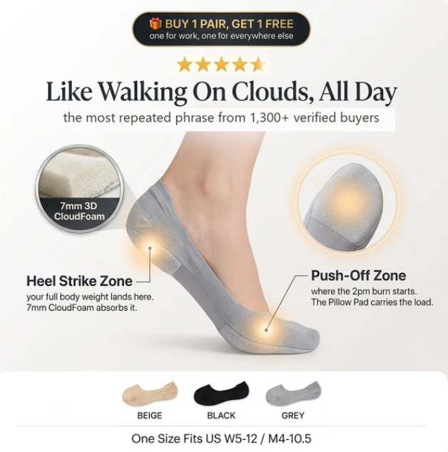 CloudStep – 3 Extra Pairs