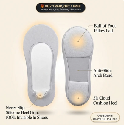CloudStep Cushioned No-Show Socks